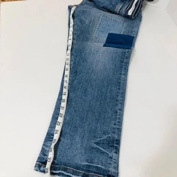 Anthropologie Blue Boyfriend Jeans - Picture 8 of 14